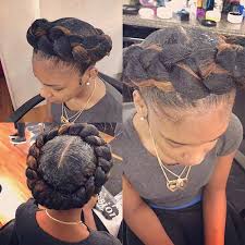 This style is taking the method and flipping it around for something. 20 Beautiful Braided Updos For Black Women