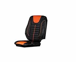 Orange Car Love Front Pu Leather Seat