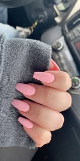 Shop the top 25 most popular 1 at the best prices! Matte Baby Pink Coffin Acrylic Nails Nails Design Pink Acrylic Nails Nails Pink Manicure