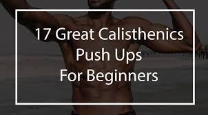 calisthenics push ups for beginners