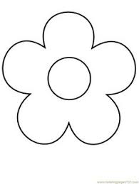 Flower Template Free Printable Google Search Applique