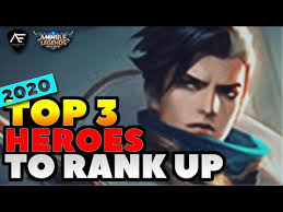 TOP3 BEST HEROES to RANK UP in MOBILE LEGENDS YouTube