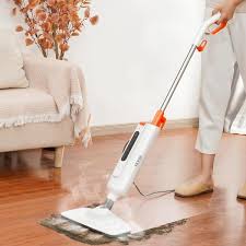 steam mop with 2 microfiber mop pads