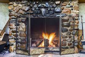 how to clean a stone fireplace