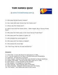 Oct 25, 2021 · if you think you're a sports expert, then why not try your hand at these sports trivia questions? Tom Hanks Quiz Trivia Champ