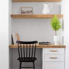 Floating Shelves Above Desk Design Ideas