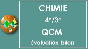 ÉVALUATION-BILAN - QCM CHIMIE /20. Atome, molécule, loi de conservation,  Lavoisier 4e/3e - (cycle 4) - YouTube