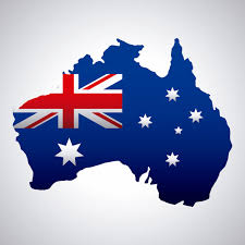 Современная австралия прежде была образована шестью колониями, каждой был присвоен личный флаг с неукоснительным образом «юнион джека». Schastlivyj Den Avstralii S Flagom Na Karte Besplatno Vektory