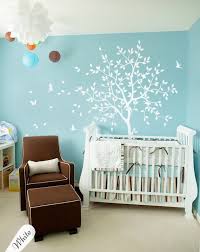 White Tree Wall Decal Nursery With