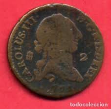 moneda cobre, carlos iii , 2 maravedis 1787 seg - Buy Coins from Catholic  Monarchs to Fernando VII at todocoleccion - 86030180