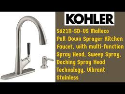 malleco pull down kitchen faucet