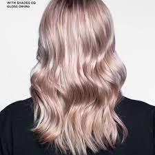 Розово пепельный цвет волос