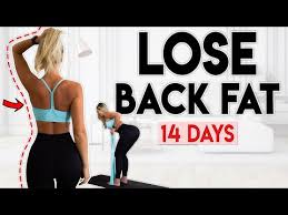 lose back fat in 14 days 10 minute