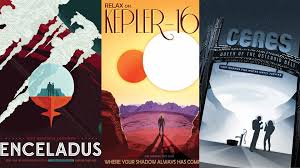 three orted books travel posters