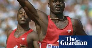 He was stripped of his medal. Olympic 100m Final Seoul 1988 In Pictures Science The Guardian