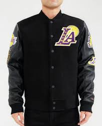 Los angeles lakers city edition courtside. Varsity Bomber Los Angeles Standard Lakers Jacket Films Jackets
