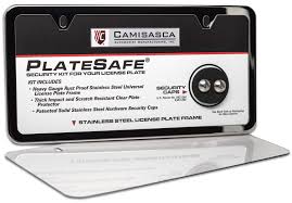 The usable terms are license plate capture camera and licence plate recognition camera, depending on what you want, but even these terms are defined differently by each manufacturer. Platesafe License Plate Security Cover Kit Camisasca Automotive Online Store