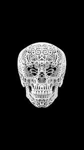 3d skull 3d skull hd phone wallpaper