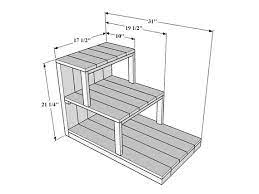 Diy 3 Tier Side Table Build Plans Sofa