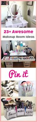 23 diy makeup room ideas organizer