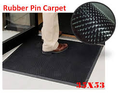 pin rubber carpet door mat floor carpet
