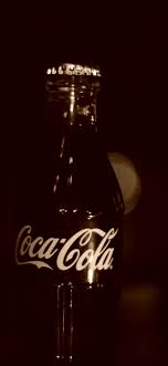 coca cola drinks bottle darkness