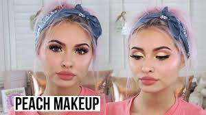 chit chat grwm peach makeup tutorial