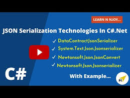 json serialization technologies in c