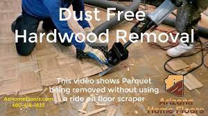 dust free hardwood floor removal in