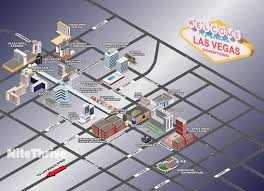 las vegas strip map 2023 with