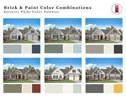 Brick And Paint Exterior Color