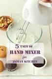 What is the purpose of a hand mixer?