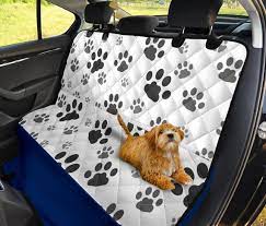 Paws Print Pet Backseat Cover Car