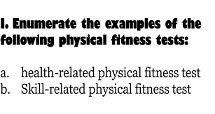 physical fitness tests