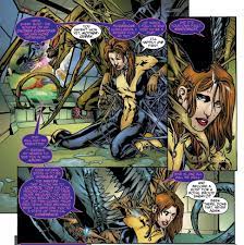 Marvel Heroes in Peril — Kitty Pryde has been captured by the Brood. -...