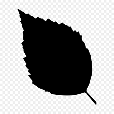 black leaf black and white logo plant