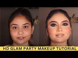 hd glam party makeup tutorial