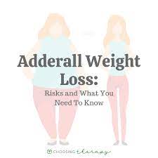 can adderall cause weight loss