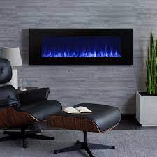 wall mount electric fireplace in