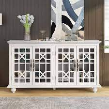 Qualler Antique White Sideboard With