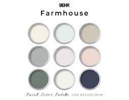 Farmhouse Behr Paint Color Palette Home