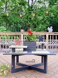 Diy Outdoor Table Ideas With Cool And