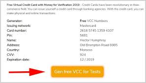 You can use these credit card numbers on a free trial account on certain websites that asks for a credit card, or bypassing the verification processes of some websites which you are not. Free Virtual Credit Card Numbers With Money Working Vcc Credit Card Numbers For Valid Tests