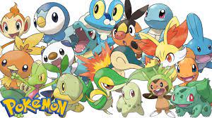 Danh sách các bộ ba khởi đầu trong Pokémon - YouTube
