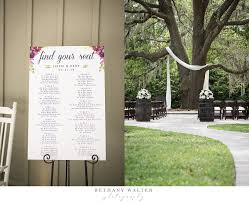 Seating Chart Wedding Signage Wine Inspired Bowing Oaks