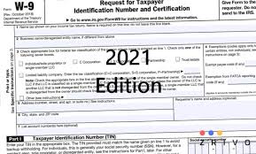 Learn what irs form 1096 is. W9 Form 2021 W 9 Forms Zrivo