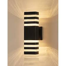 led up and down outdoor wall light