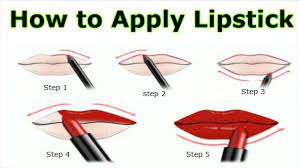 apply lipstick