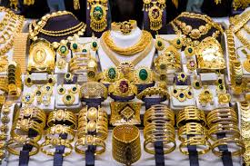 gold jewelry at the grand bazaar in
