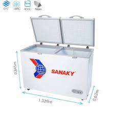 Tủ Đông Mát Sanaky 400 lít VH-405W2 Dàn Lạnh Bằng Nhôm Giá Rẻ Tại Điện Máy  Sài Gòn